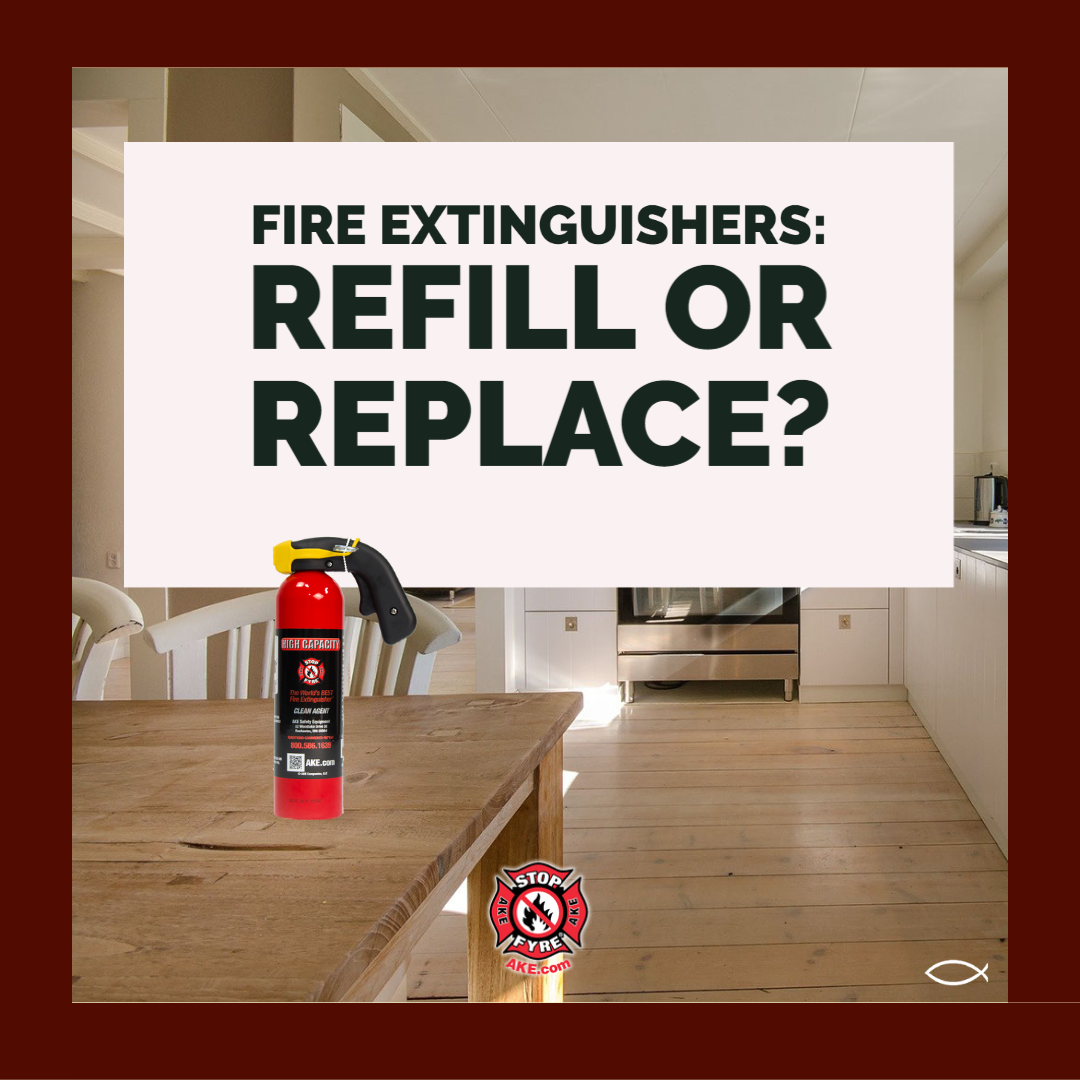 Fire Extinguishers: Refill or Replace?