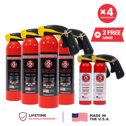 LIMITED TIME BUNDLE: 4 High Capacities + 2 FREE Minis